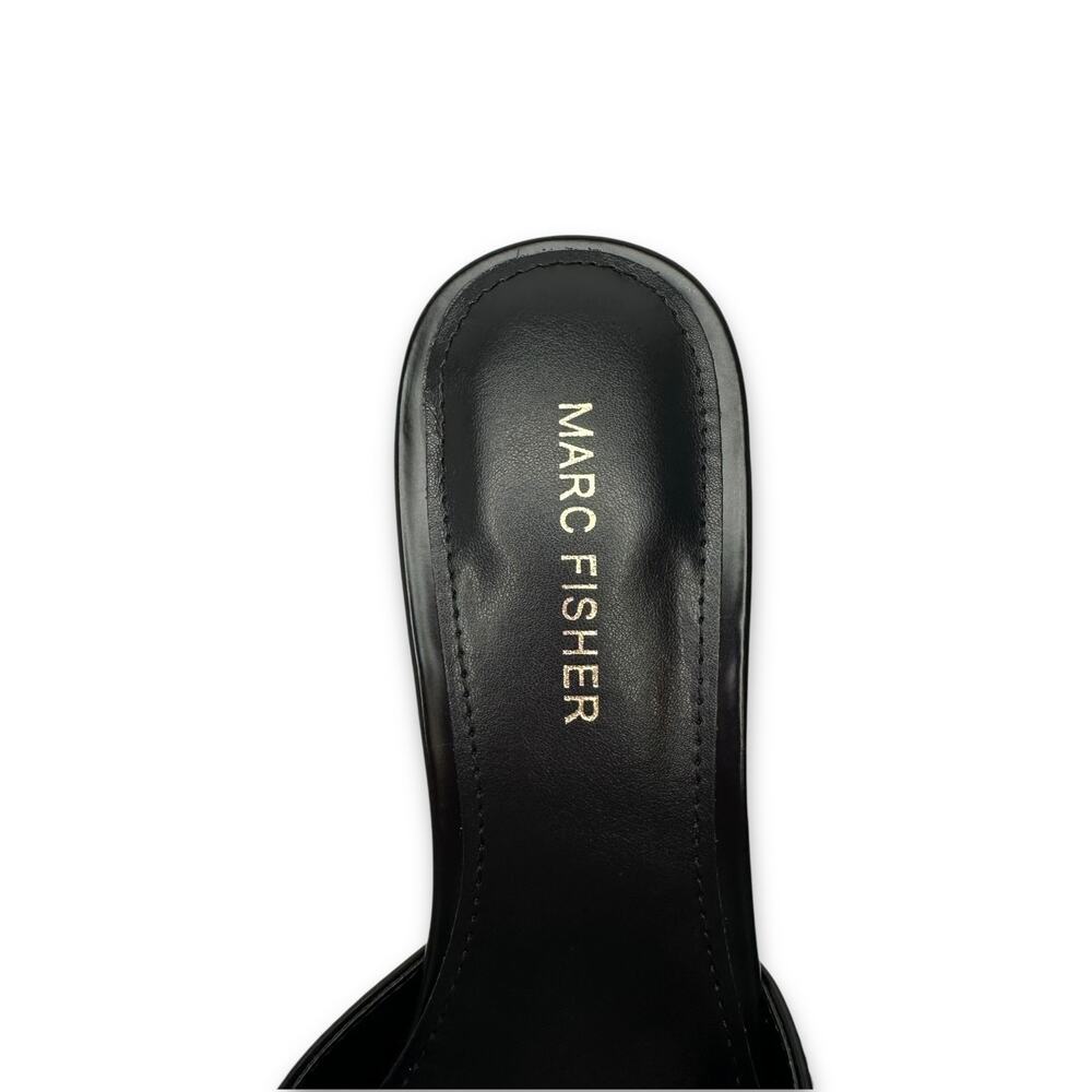 Marc Fisher Women's Amilia Kitten Heel Mule Pumps Size 9 Black Pointed Toe - Picture 4 of 13